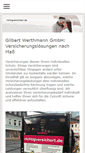 Mobile Screenshot of gilbert-werthmann.com